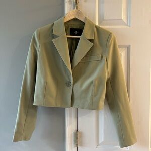 7 for all mankind, Fall Cropped crossover blazer XS